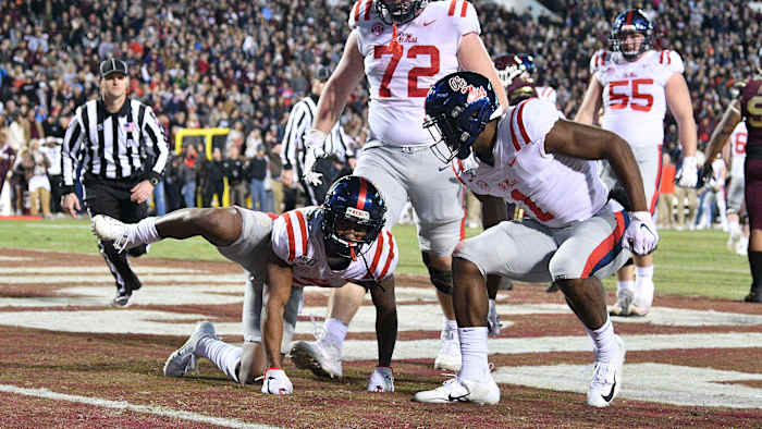 Ole Miss dog peeing celebration Egg Bowl